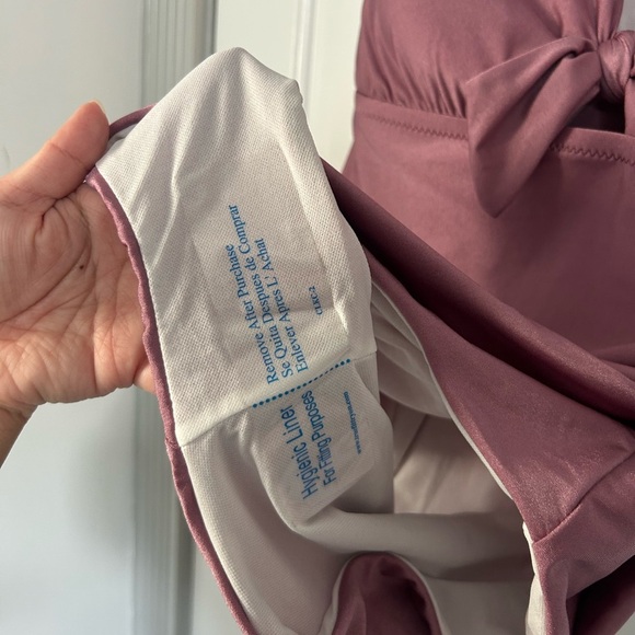 Becca Double Tie Front One-Piece Swimsuit size 2X NWT - Picture 7 of 10